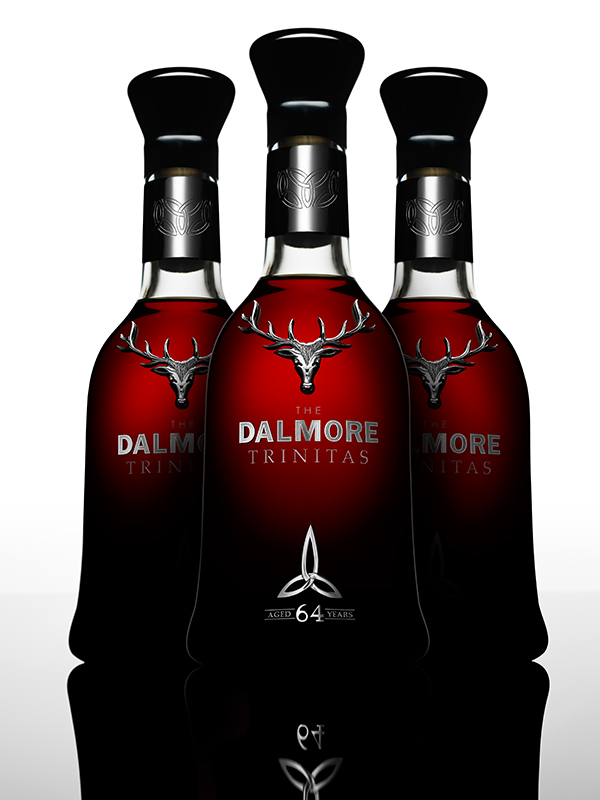 Three bottles of Dalmore whisky