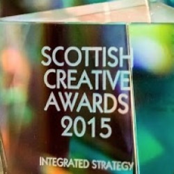 Scottish Creative Awards 2015 statue