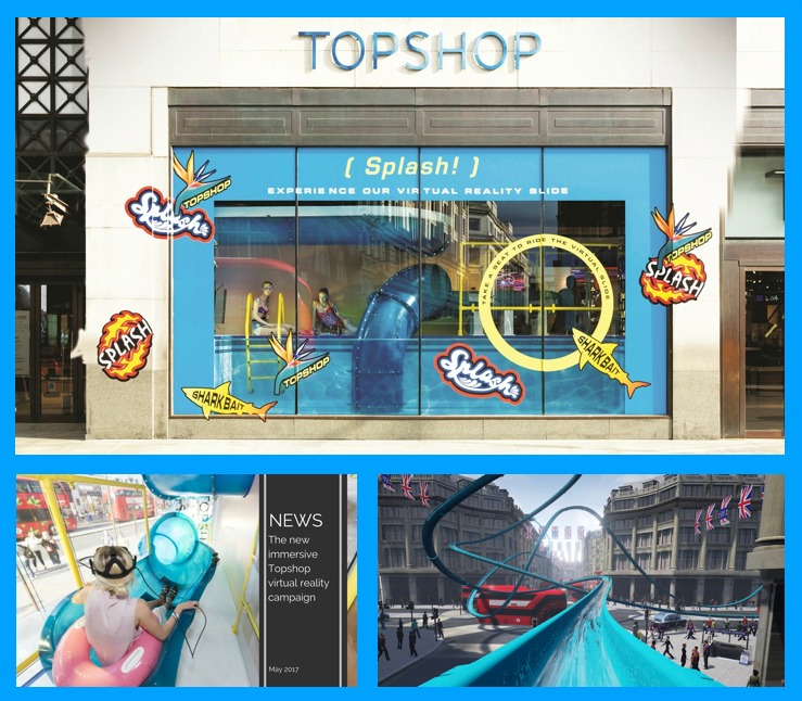 Various images of Top Shop store