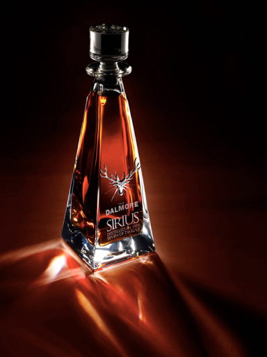 Fancy Dalmore whisky bottle design