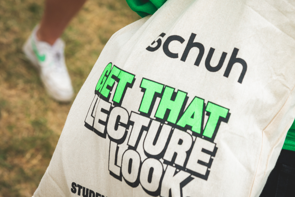 Branded logo bags for Schuh