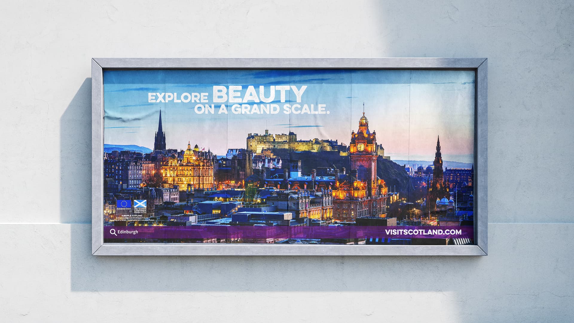 Campaign poster for VisitScotland