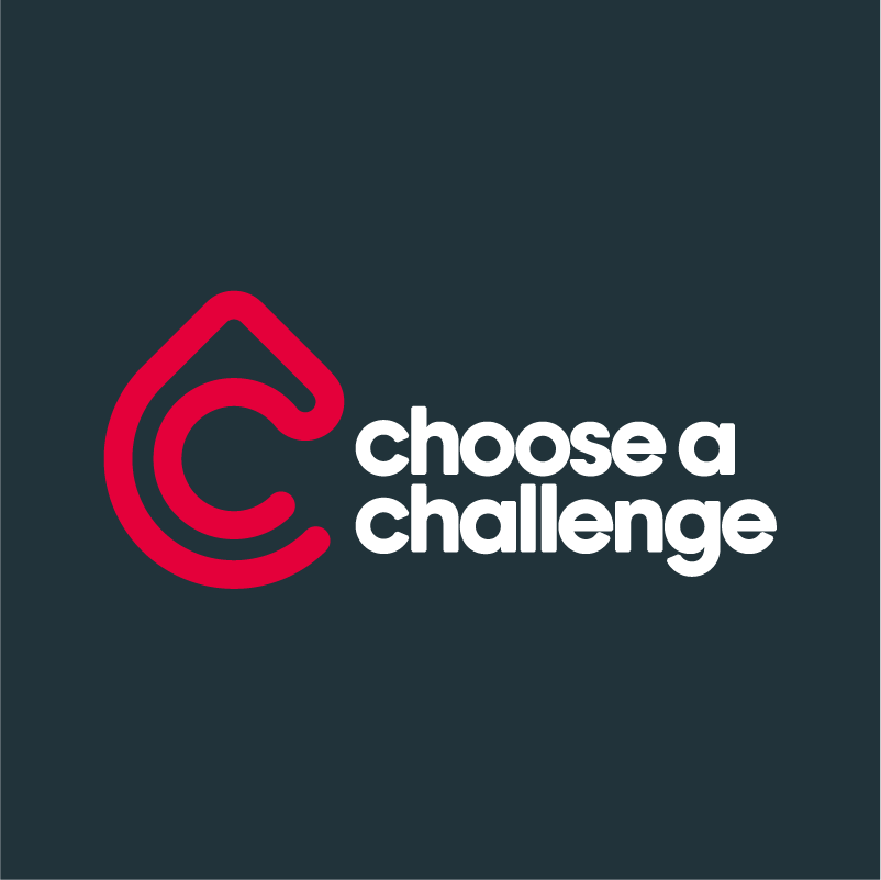 Choose a challenge logo - black