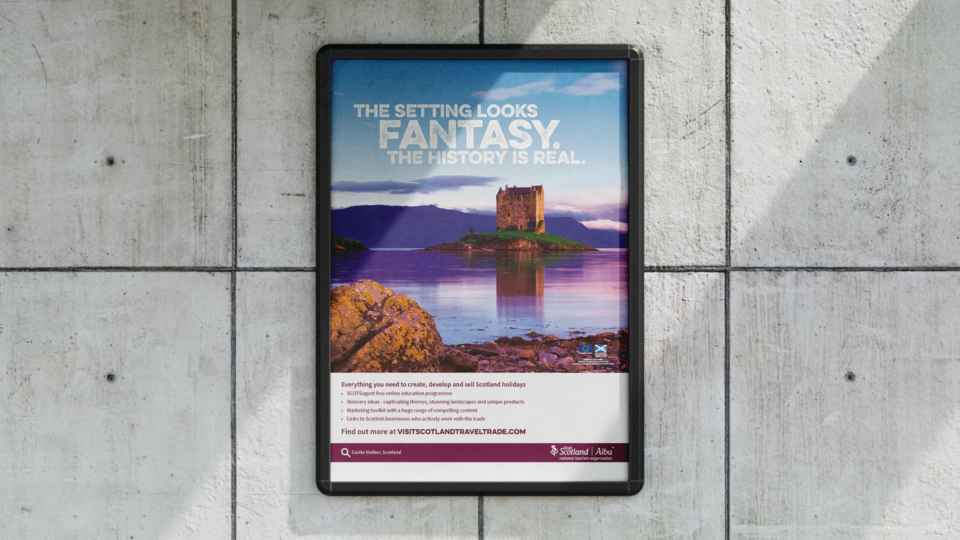 Campaign poster for VisitScotland