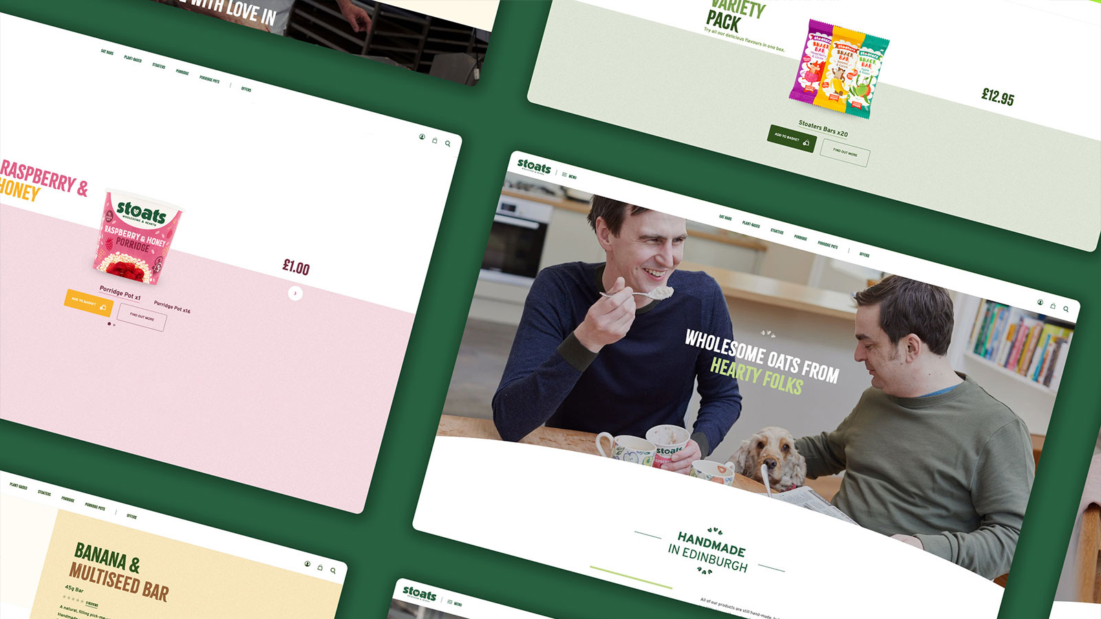 Website designs for stoats