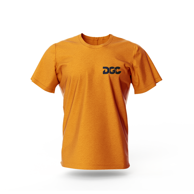 t-shirt orange with logo