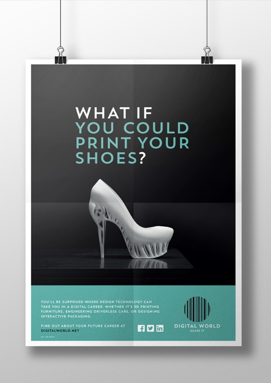 Ad posters for Digital World campaign