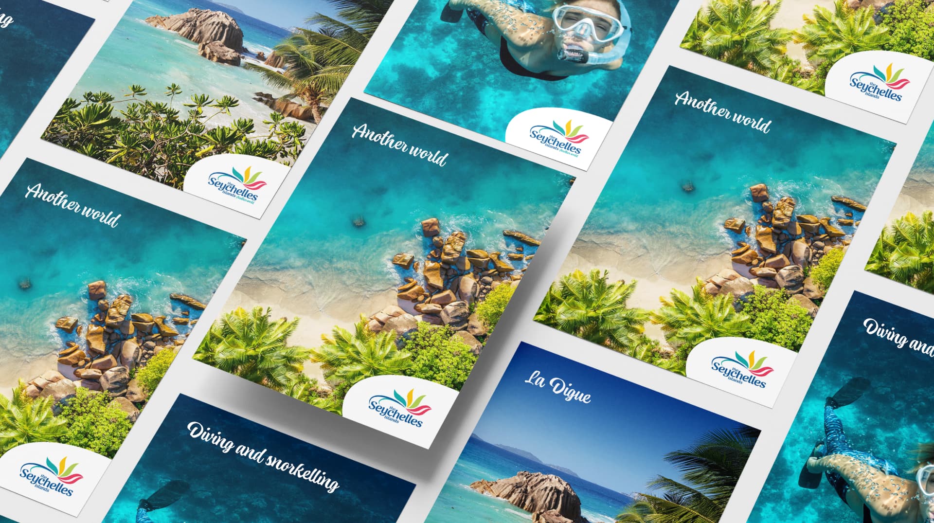 group of Seychelles Tourism Board brochures 