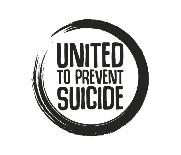 United to prevent suicide logo - black