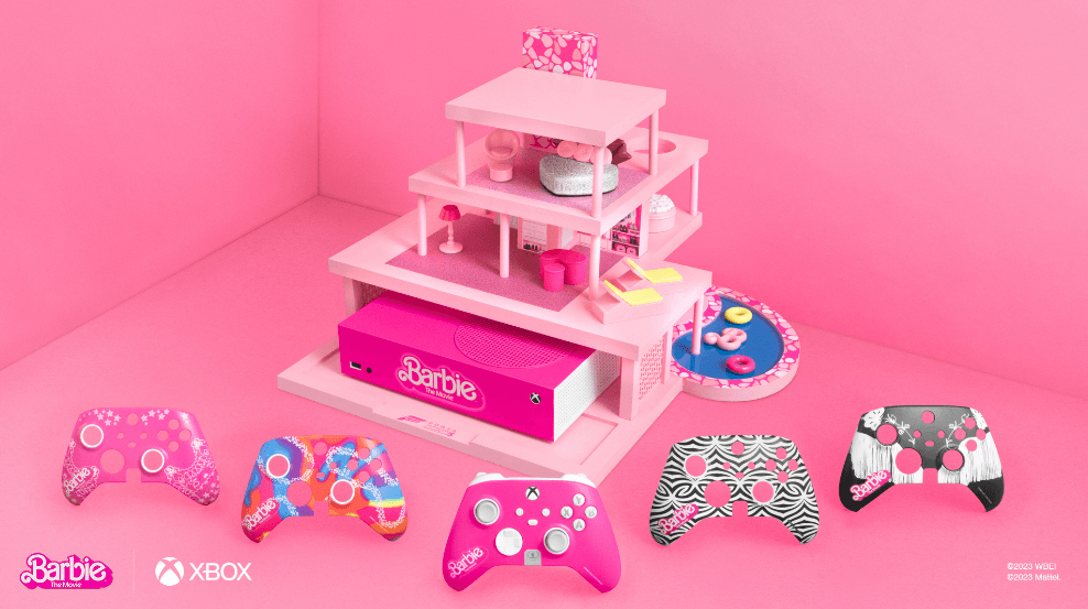 Xbox Barbie styled controllers