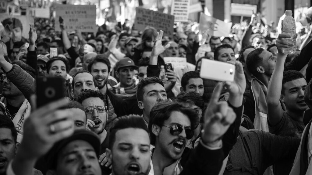 Group of protesters