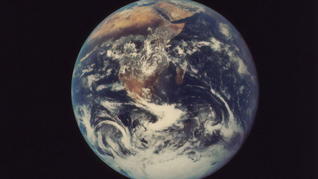 Orbital image of the Earth