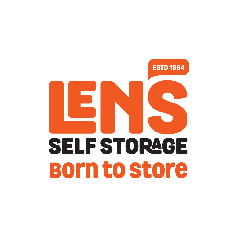 Lens Self Storage logo on a white background