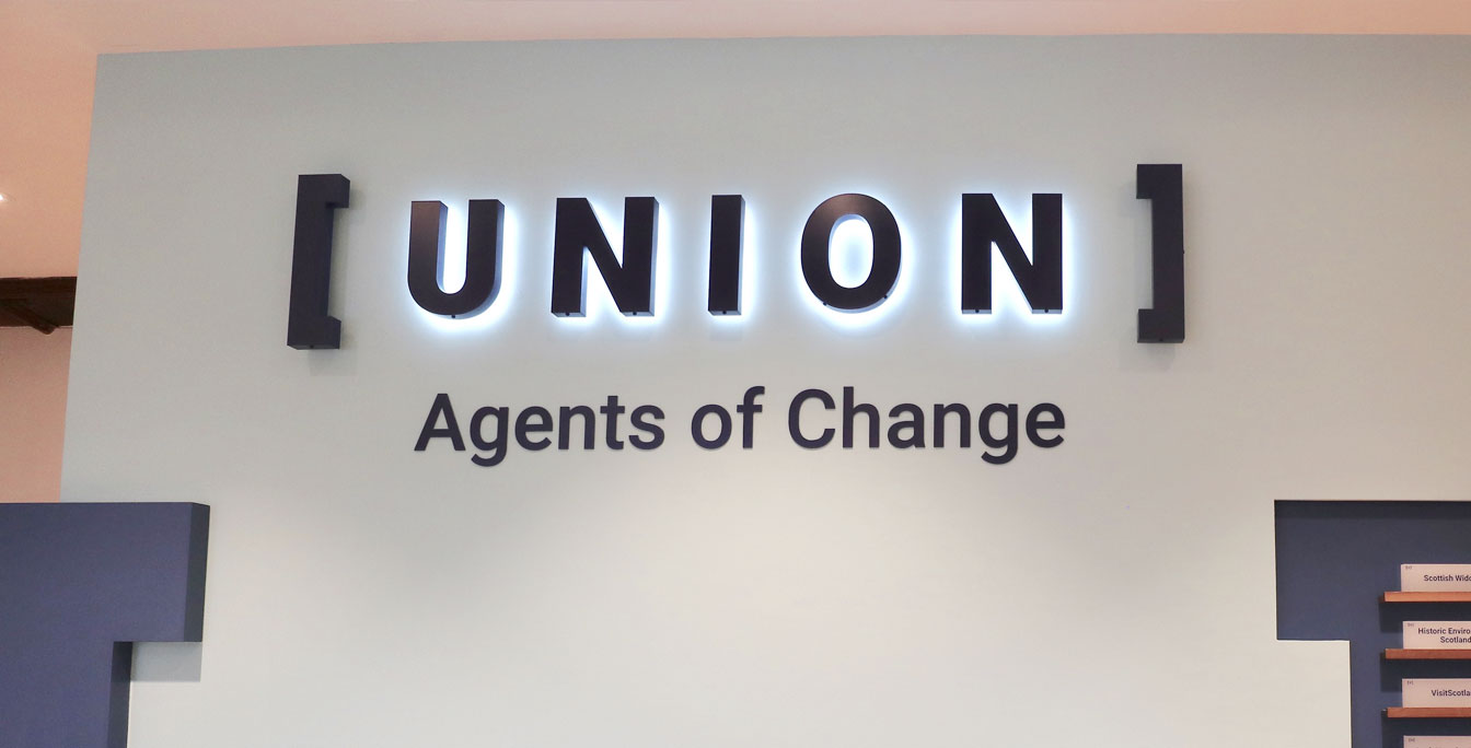 Sign in reception - Union Agents of Change