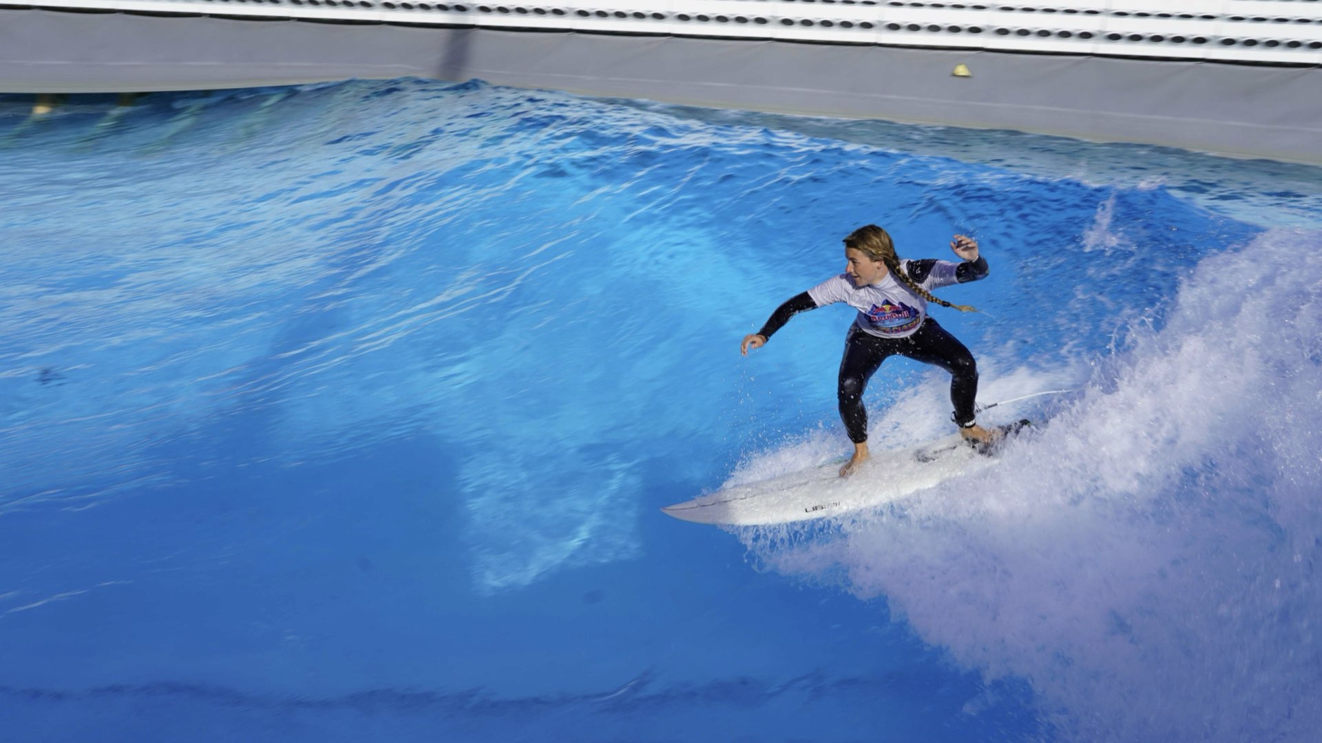 woman on surf board 