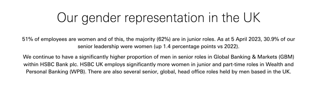 Pay gap statement