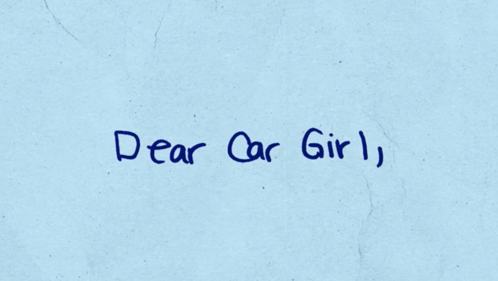 Dear Car Girl text