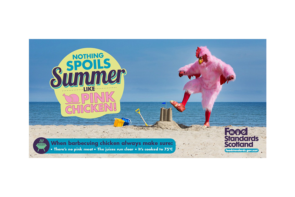Food Standard Scotland Pink Chicken campaign