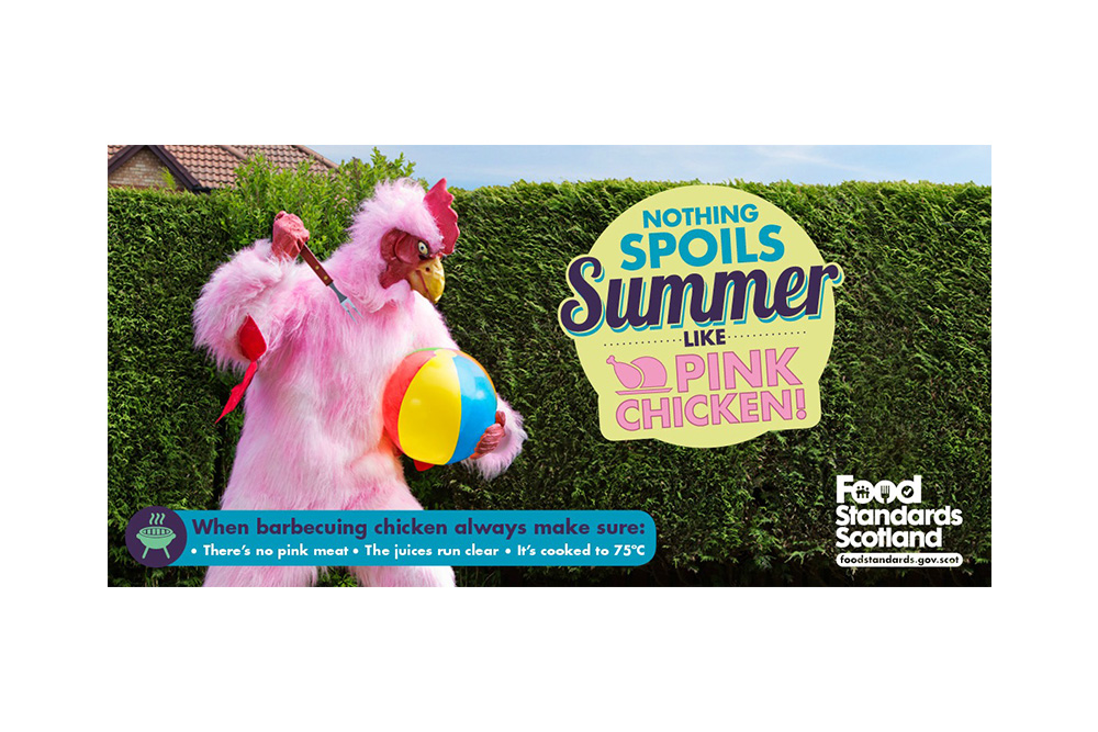 Food Standard Scotland Pink Chicken campaign 2